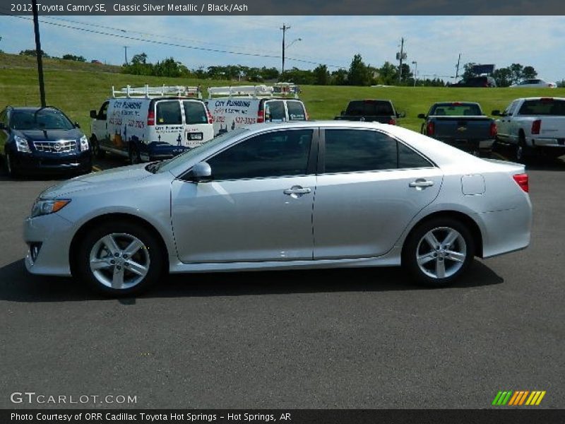 Classic Silver Metallic / Black/Ash 2012 Toyota Camry SE