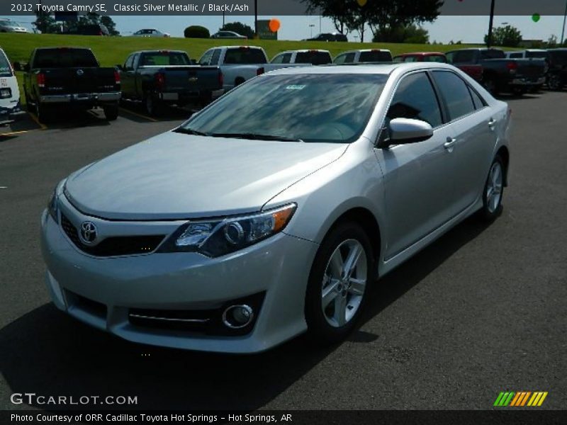 Classic Silver Metallic / Black/Ash 2012 Toyota Camry SE