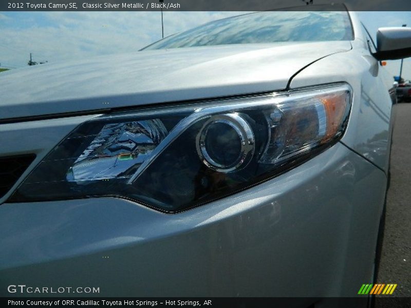 Classic Silver Metallic / Black/Ash 2012 Toyota Camry SE
