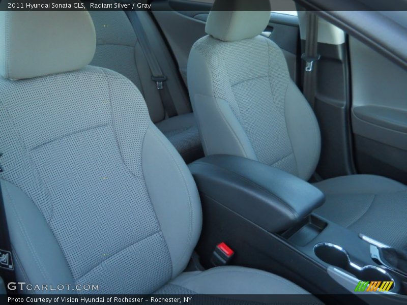 Radiant Silver / Gray 2011 Hyundai Sonata GLS