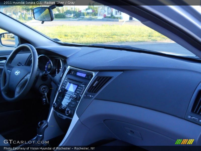 Radiant Silver / Gray 2011 Hyundai Sonata GLS