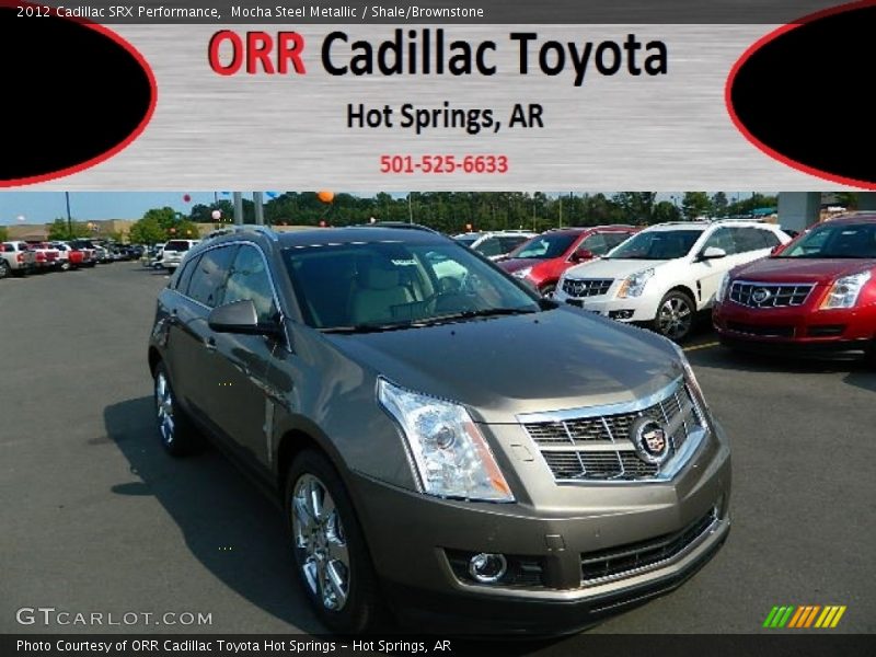 Mocha Steel Metallic / Shale/Brownstone 2012 Cadillac SRX Performance