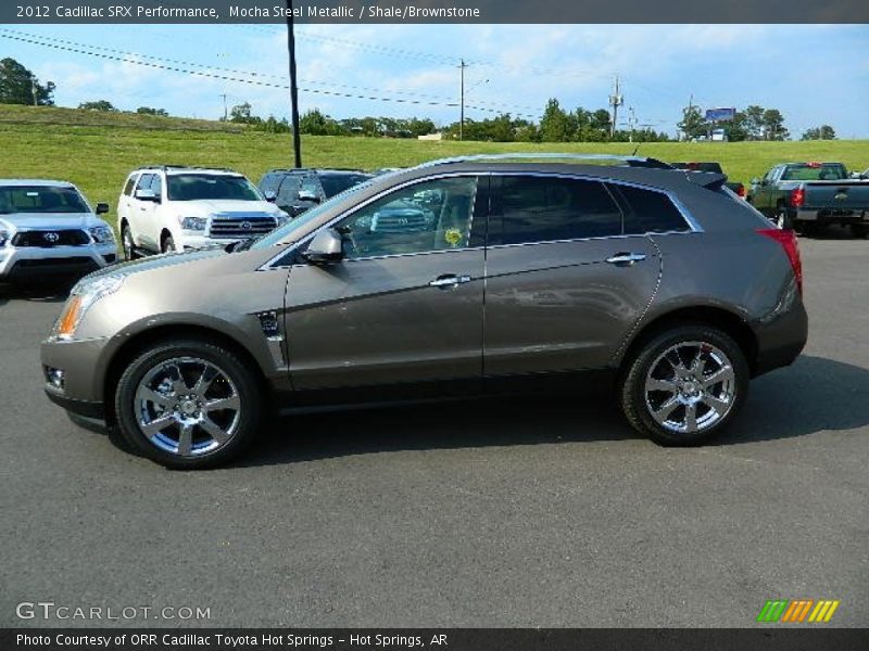 Mocha Steel Metallic / Shale/Brownstone 2012 Cadillac SRX Performance