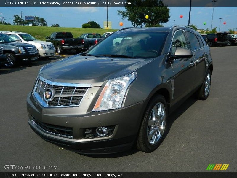 Mocha Steel Metallic / Shale/Brownstone 2012 Cadillac SRX Performance