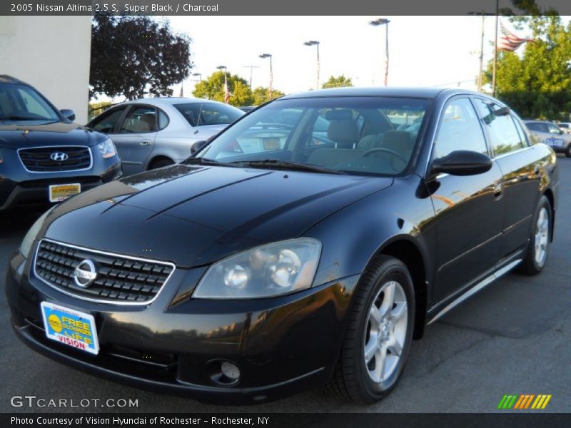 Super Black / Charcoal 2005 Nissan Altima 2.5 S
