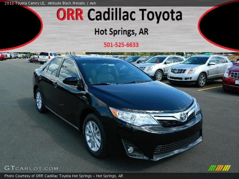 Attitude Black Metallic / Ash 2012 Toyota Camry LE