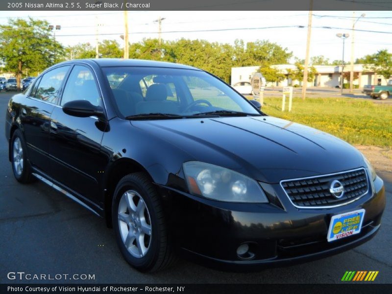 Super Black / Charcoal 2005 Nissan Altima 2.5 S