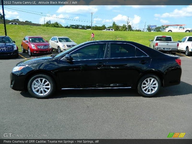 Attitude Black Metallic / Ash 2012 Toyota Camry LE