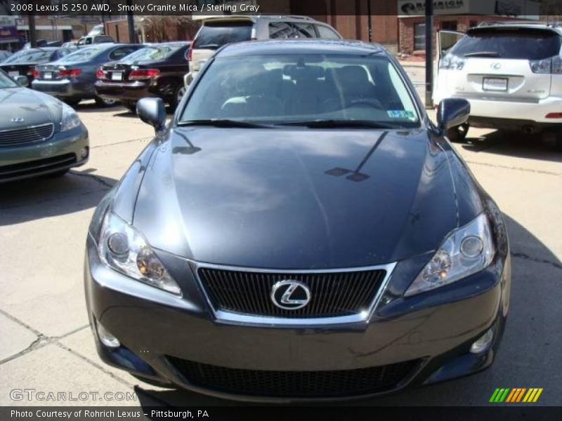 Smoky Granite Mica / Sterling Gray 2008 Lexus IS 250 AWD