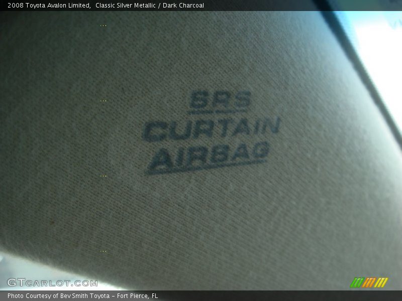 Classic Silver Metallic / Dark Charcoal 2008 Toyota Avalon Limited