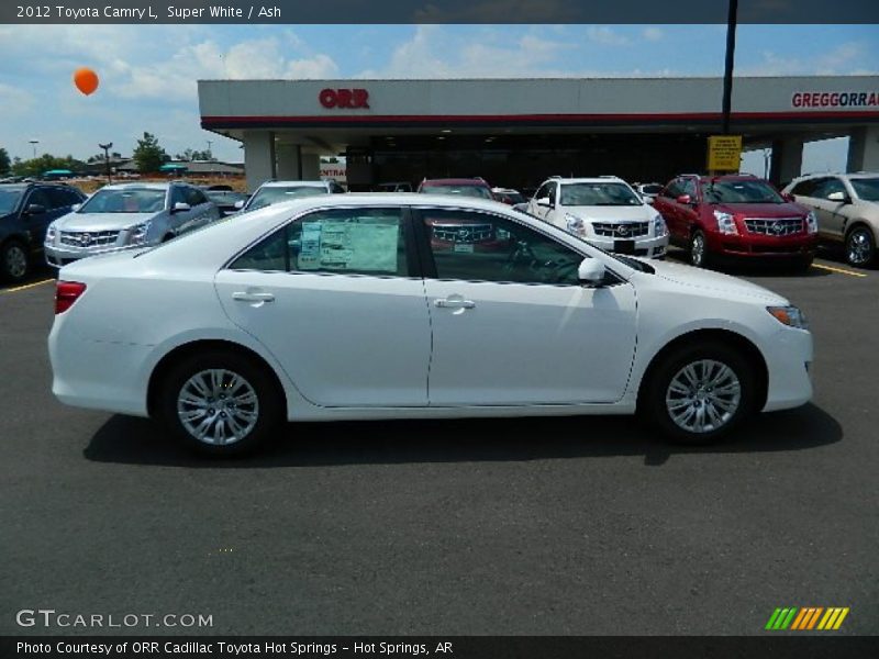 Super White / Ash 2012 Toyota Camry L
