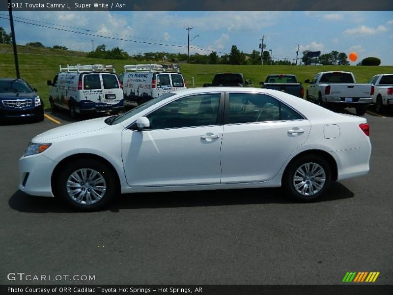 Super White / Ash 2012 Toyota Camry L