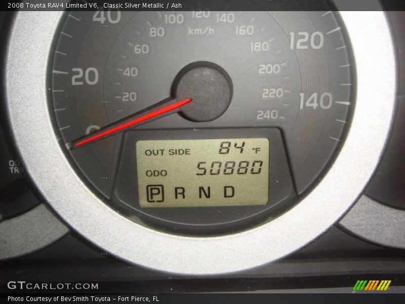 Classic Silver Metallic / Ash 2008 Toyota RAV4 Limited V6