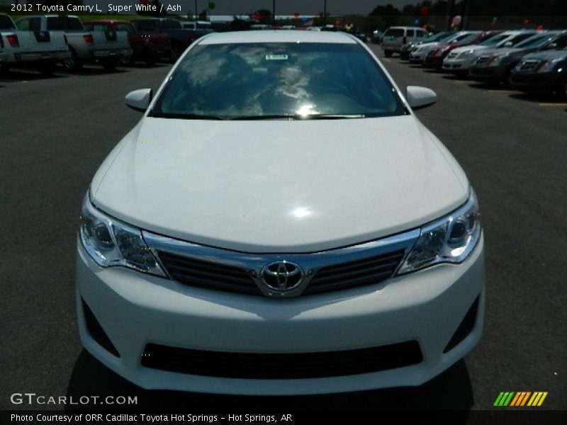 Super White / Ash 2012 Toyota Camry L