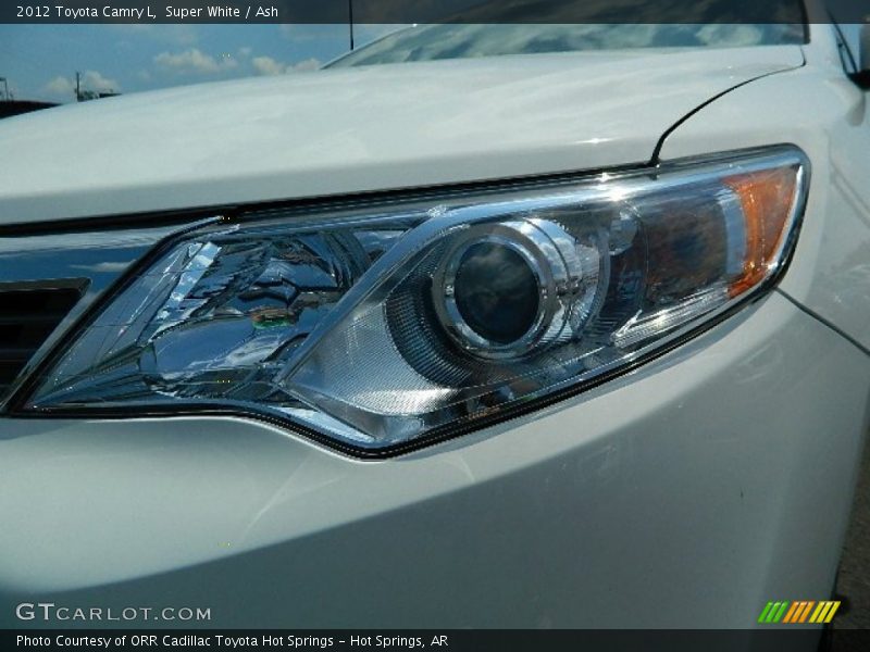 Super White / Ash 2012 Toyota Camry L