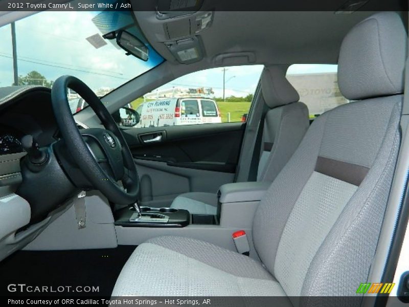 Super White / Ash 2012 Toyota Camry L