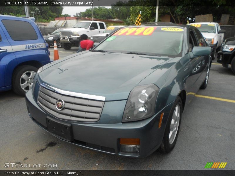 Stealth Gray / Light Gray 2005 Cadillac CTS Sedan