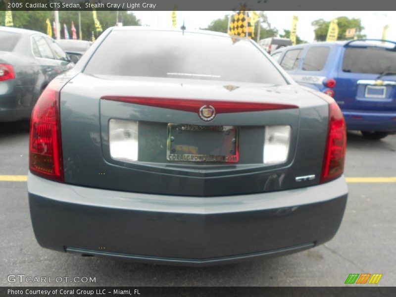 Stealth Gray / Light Gray 2005 Cadillac CTS Sedan