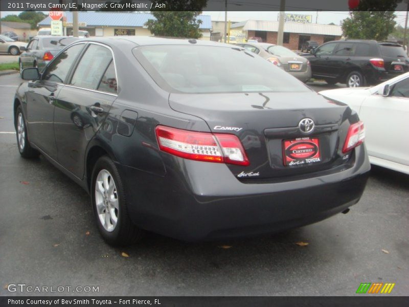 Magnetic Gray Metallic / Ash 2011 Toyota Camry LE