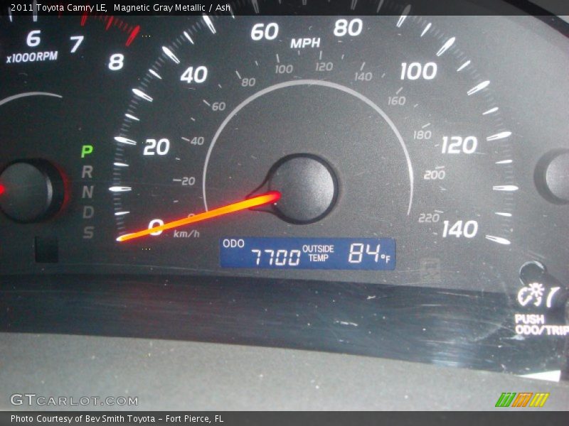 Magnetic Gray Metallic / Ash 2011 Toyota Camry LE