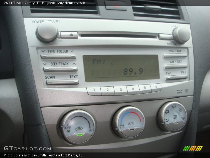 Magnetic Gray Metallic / Ash 2011 Toyota Camry LE