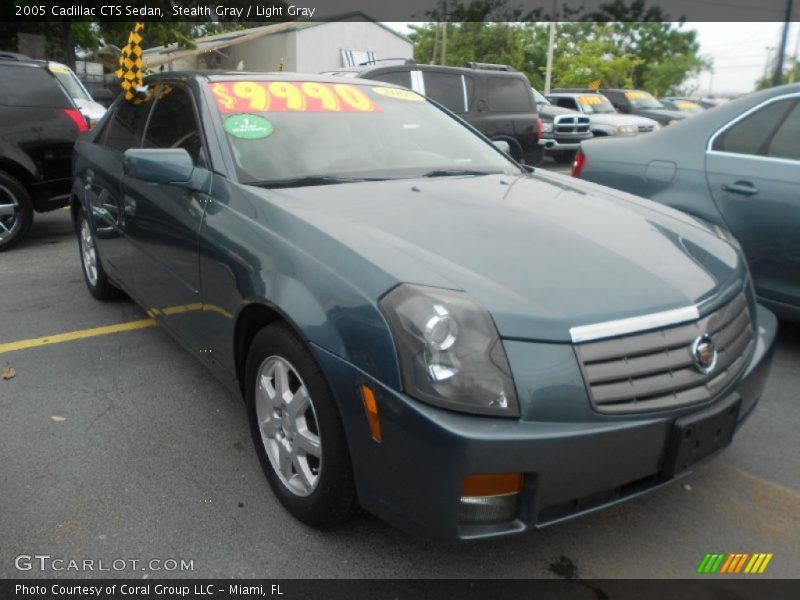 Stealth Gray / Light Gray 2005 Cadillac CTS Sedan