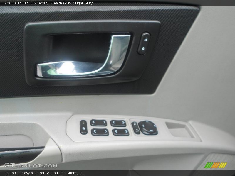 Stealth Gray / Light Gray 2005 Cadillac CTS Sedan