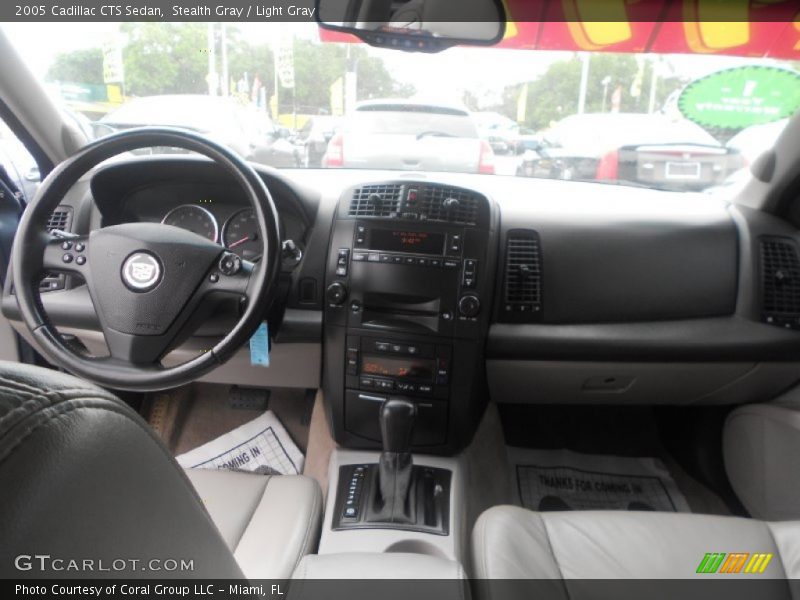 Stealth Gray / Light Gray 2005 Cadillac CTS Sedan