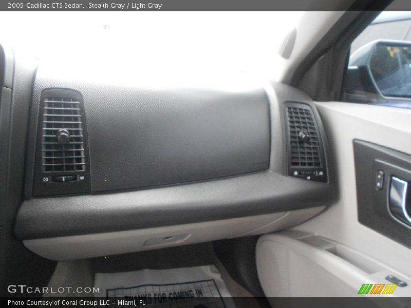 Stealth Gray / Light Gray 2005 Cadillac CTS Sedan