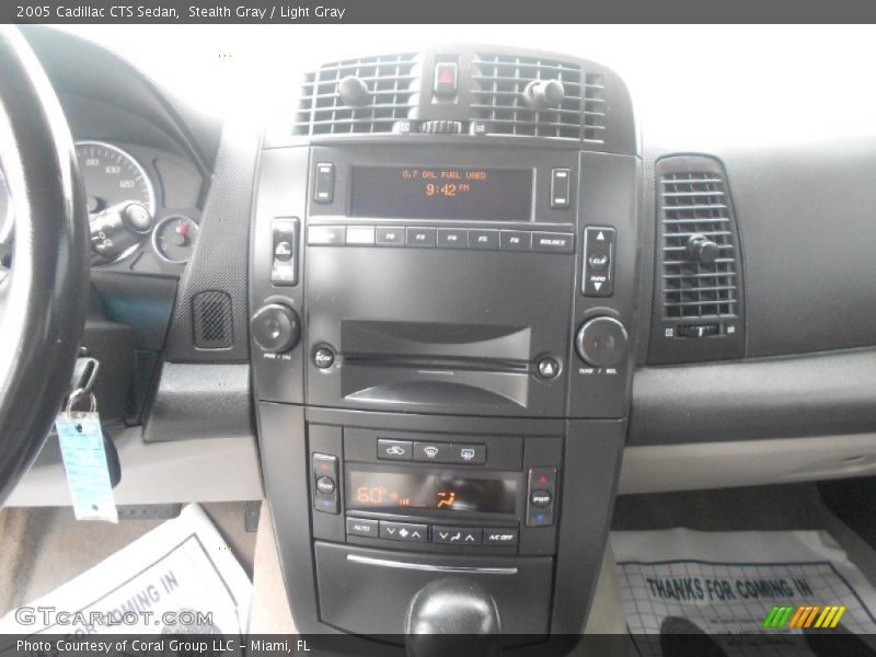 Stealth Gray / Light Gray 2005 Cadillac CTS Sedan