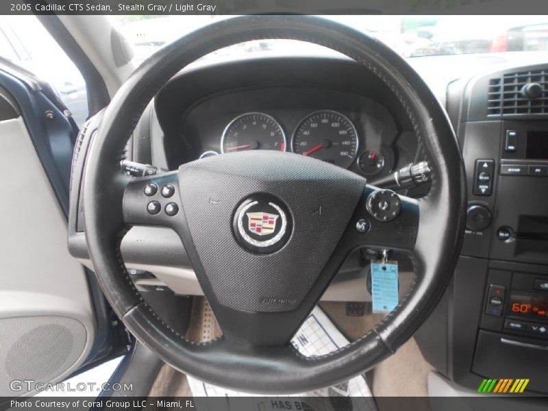 Stealth Gray / Light Gray 2005 Cadillac CTS Sedan