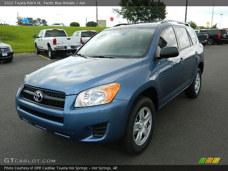 Pacific Blue Metallic / Ash 2012 Toyota RAV4 I4
