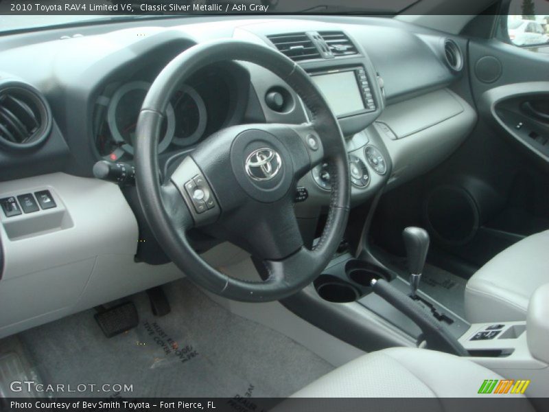 Classic Silver Metallic / Ash Gray 2010 Toyota RAV4 Limited V6