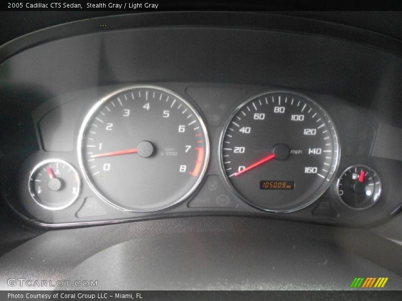 Stealth Gray / Light Gray 2005 Cadillac CTS Sedan