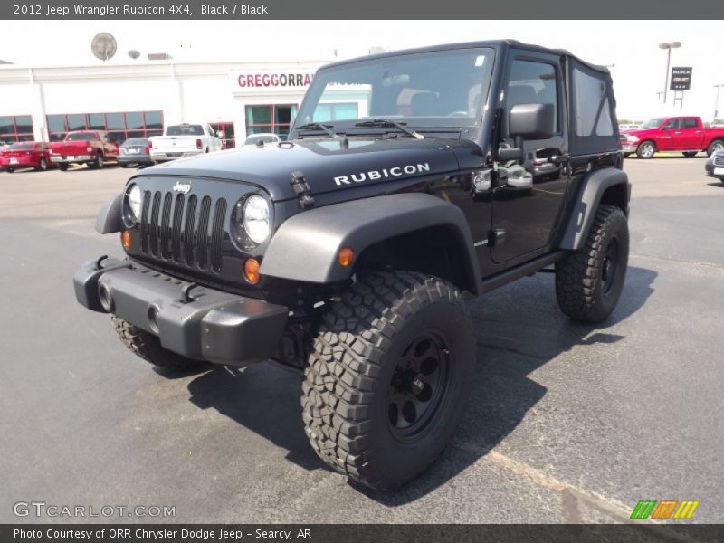 Black / Black 2012 Jeep Wrangler Rubicon 4X4