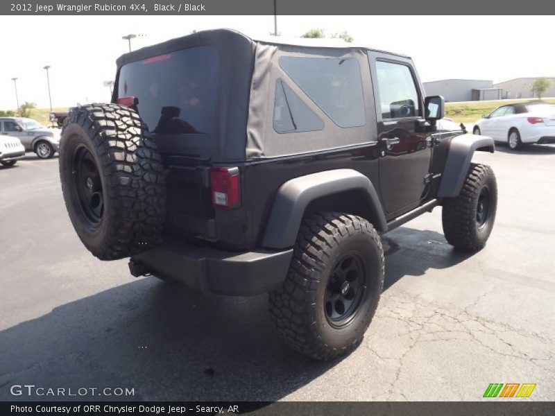 Black / Black 2012 Jeep Wrangler Rubicon 4X4