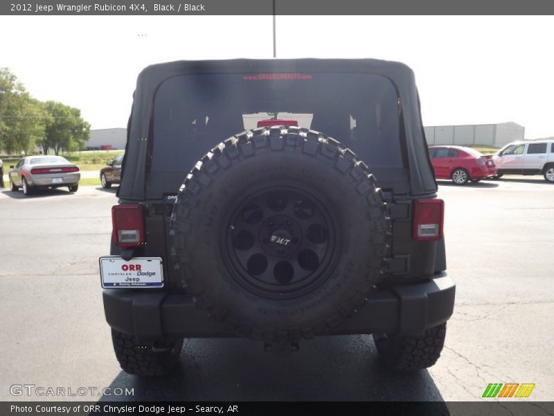Black / Black 2012 Jeep Wrangler Rubicon 4X4