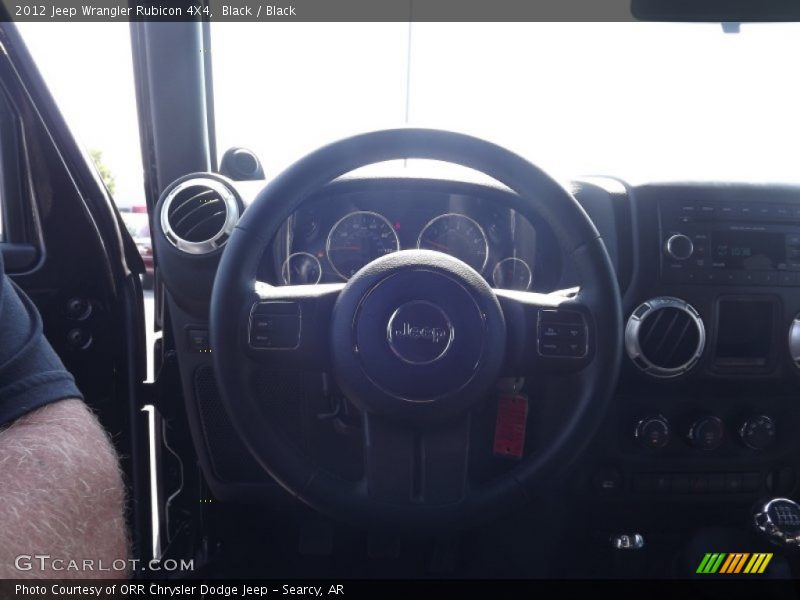 Black / Black 2012 Jeep Wrangler Rubicon 4X4