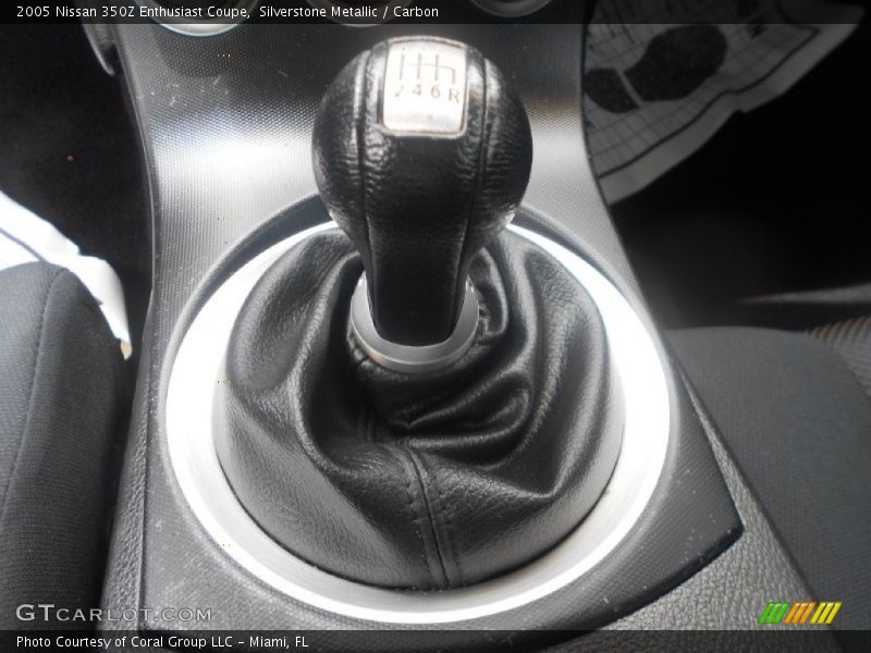 Silverstone Metallic / Carbon 2005 Nissan 350Z Enthusiast Coupe