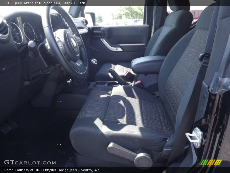 Black / Black 2012 Jeep Wrangler Rubicon 4X4