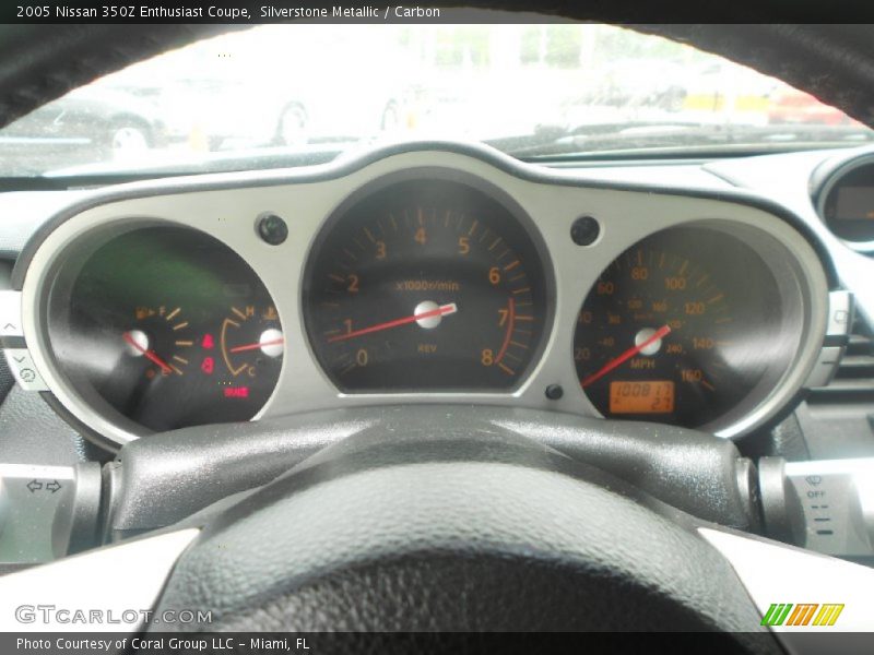 Silverstone Metallic / Carbon 2005 Nissan 350Z Enthusiast Coupe