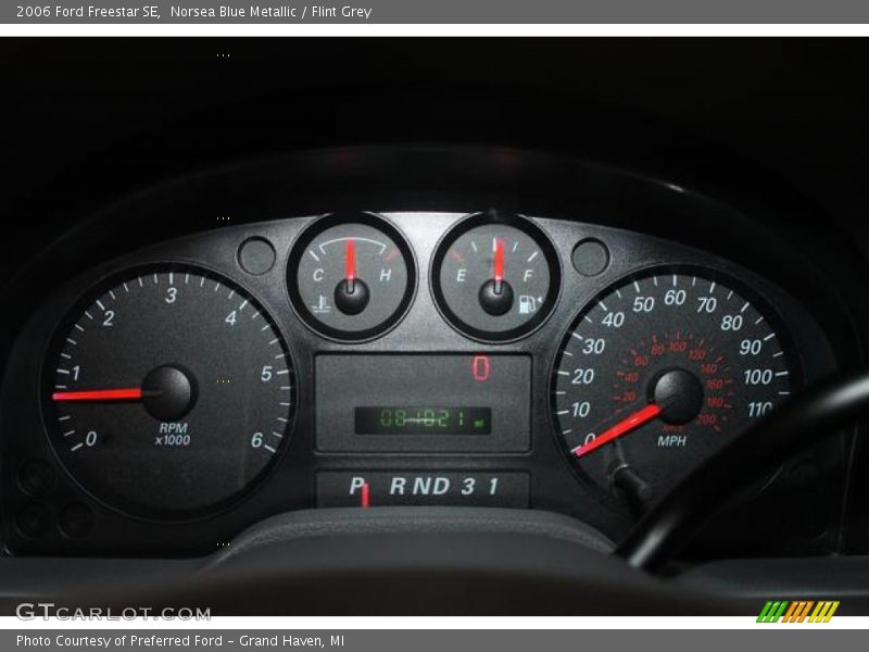 Norsea Blue Metallic / Flint Grey 2006 Ford Freestar SE