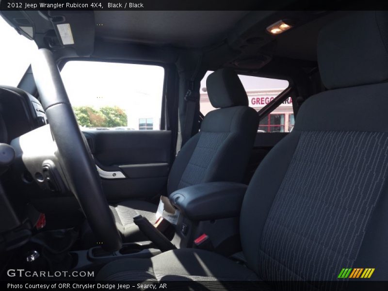 Black / Black 2012 Jeep Wrangler Rubicon 4X4