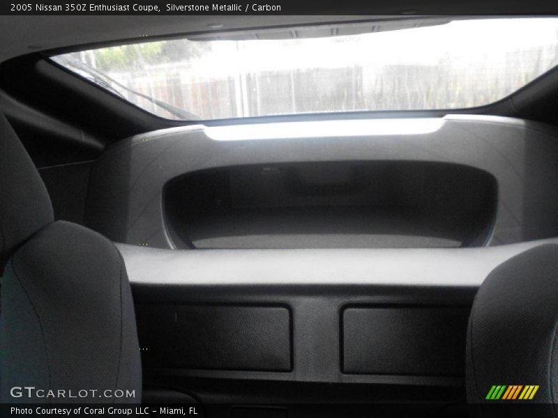 Silverstone Metallic / Carbon 2005 Nissan 350Z Enthusiast Coupe