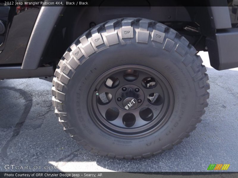 Black / Black 2012 Jeep Wrangler Rubicon 4X4