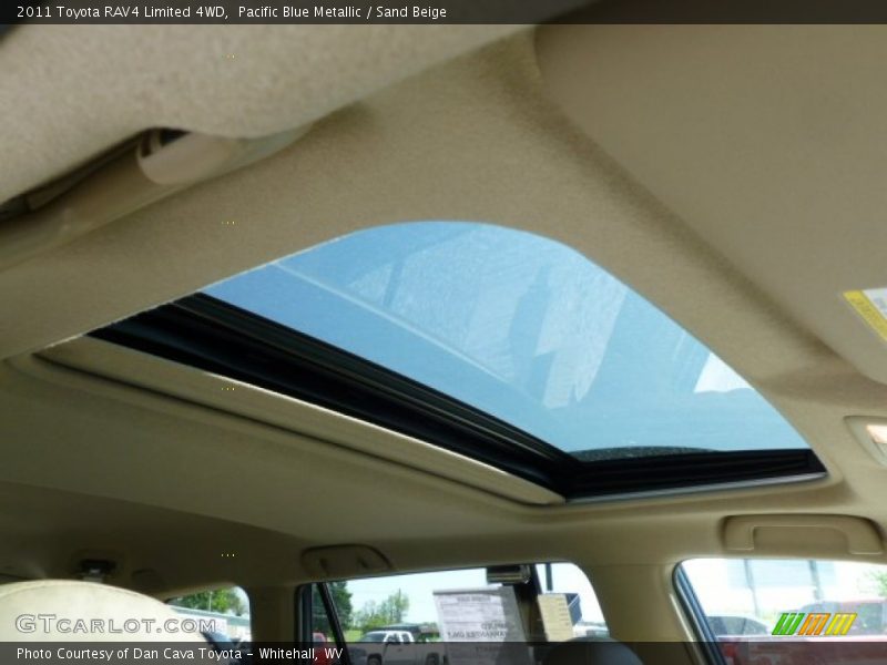 Pacific Blue Metallic / Sand Beige 2011 Toyota RAV4 Limited 4WD