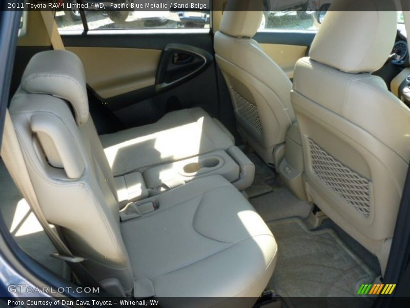 Pacific Blue Metallic / Sand Beige 2011 Toyota RAV4 Limited 4WD