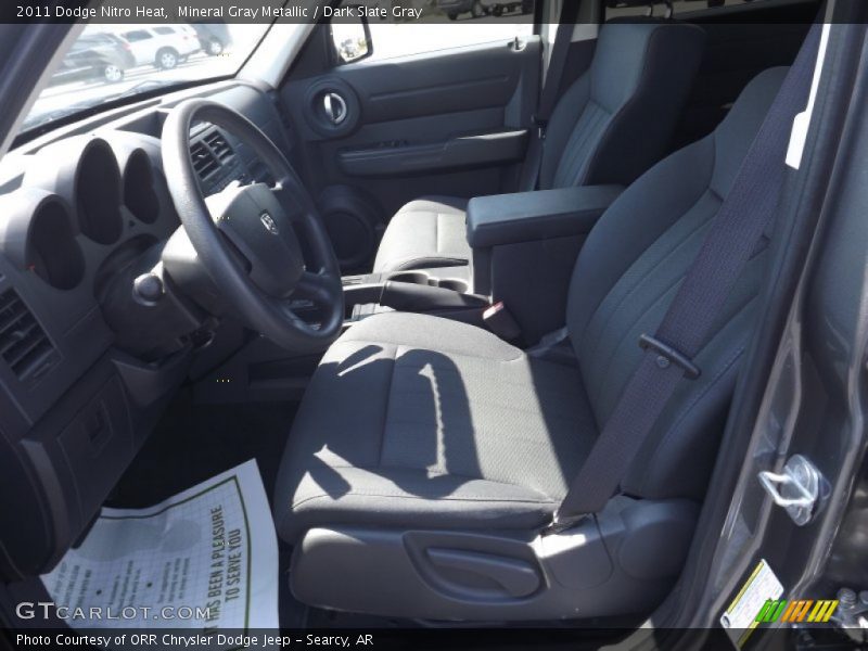 Mineral Gray Metallic / Dark Slate Gray 2011 Dodge Nitro Heat
