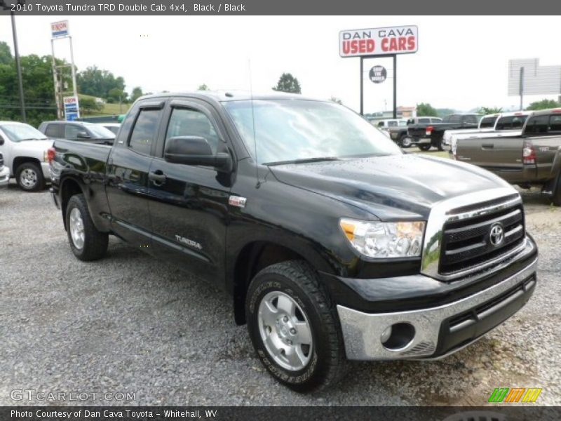 Black / Black 2010 Toyota Tundra TRD Double Cab 4x4