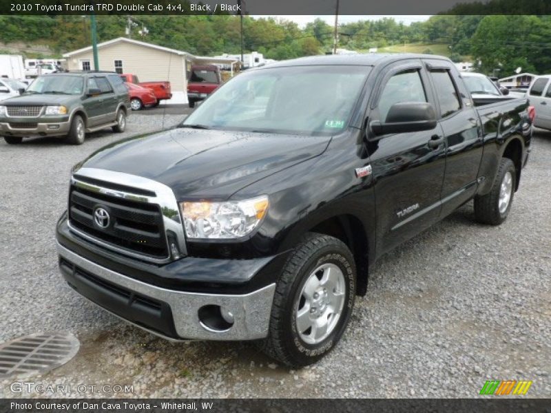 Black / Black 2010 Toyota Tundra TRD Double Cab 4x4
